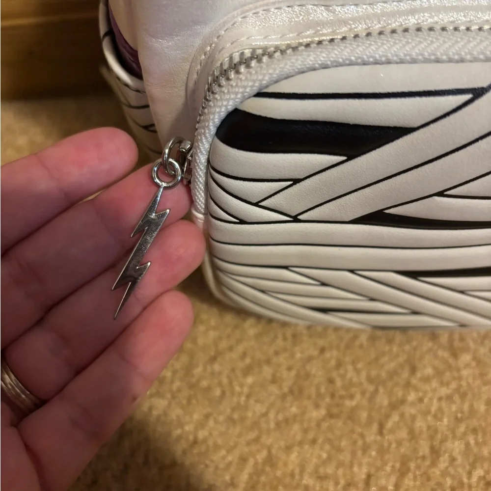 Loungefly Disney Minnie Mouse Bride Frankenstein Glow in the Dark Mini Backpack - Picture 12 of 13